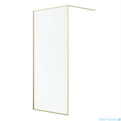 Radaway Modo F II Gold kabina Walk-in 50x201cm Złoty połysk szkło przejrzyste 10409054-09-01