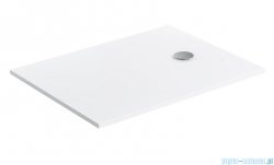 Omnires AQUAPURE M+ konglomeratowy brodzik prysznicowy antypoślizgowy 90x160 biały mat AQUAPURE90-160BM