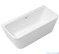 Besco Varya 170x80cm wanna wolnostojąca przyścienna + syfon klik-klak chrom #WAS-170-VR