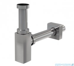 Alcaplast półsyfon umywalkowy DN32 DESIGN metalowy, kwadratowy A401