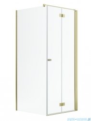 Radaway Nes Gold Kdj B kabina 100x100cm prawa złoty połysk 10025100-09-01R/10039100-01-01