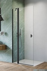 Radaway Nes 8 Black KDD II kabina walk in 90cm lewa czarny mat/szkło przejrzyste 10085090-54-01L