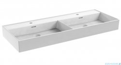 Oristo Bold umywalka meblowa podwójna 120x46cm UME-BD-120-91-D