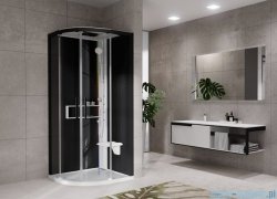 Novellini Glax 2 2.0 kabina z hydromasażem hydro plus 90x90 biała G22R99M1L-1UH