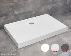 Radaway Doros D Compact Stone brodzik 90x80 biały SDRD9080-05-04S