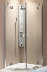 Radaway kabina Essenza PDD 100x80 szkło brązowe + Brodzik Patmos E prawy + syfon 32542-01-08N