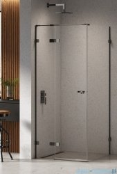 New Trendy Eventa Black Chrome kabina prysznicowa prostokątna 120x90x200 cm lewa przejrzyste czarny połysk EXK-6171