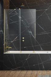Radaway Furo Brushed Gold PND II parawan nawannowy 160cm lewy szczotkowane złoto 10109838-99-01L/10112794-01-01