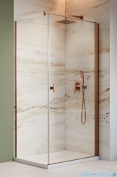 Radaway Nes Kdj I Brushed Copper kabina 80x100cm prawa szczotkowana miedź 10022080-93-01R/10039100-01-01