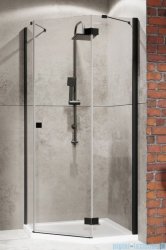 Radaway Essenza New Black Ptj kabina pięciokątna 90x100cm prawa szkło przejrzyste 385010-54-01R/385056-54-01