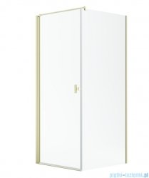 Radaway Nes 6 Kdj I Brushed Light Gold kabina 80x90cm lewa szczotkowane jasne złoto 10022080-98-01L/10039090-01-01