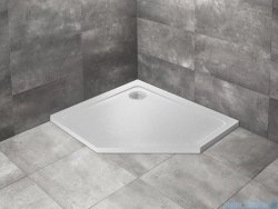 Radaway Doros Pt E Stone brodzik pięciokątny 100x80x5cm lewy biały SDRPT1080-01-04SL