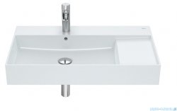 Roca FINECERAMIC umywalka ścienna 80x49 perłowa A32752B630