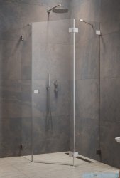 Radaway Essenza Ptj Brushed Nickel kabina pięciokątna 100x100cm prawa szczotkowany nikiel 1385010-91-01R/1385051-01-01