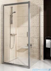 Ravak Blix BLPS ścianka boczna stała 80cm aluminium grape Anticalc 9BH40C00ZG