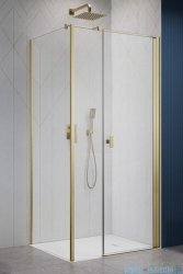 Radaway Nes Kds I Brushed Gold kabina 100x100cm prawa szczotkowane złoto 10023100-99-01R/10043100-99-01