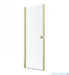 Radaway Nes Gold Dwj I Drzwi wnękowe 70 cm lewe złoty połysk szkło przejrzyste 10026070-09-01L