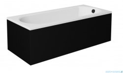 Besco Intrica 160x75cm obudowa CZARNY mat #OAI-160-PKC
