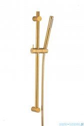 KFA MOZA PREMIUM BRUSHED GOLD zestaw prysznicowy przesuwny złoty szczotkowany 841-363-31