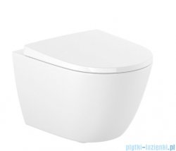 Roca Ona miska WC wisząca Rimless biała SUPERGLAZE A346688S00