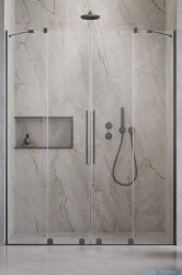 Radaway Furo Gold Brushed GunMetal DWD drzwi prysznicowe 160cm szczotkowany grafit 10108438-92-01/10111392-01-01