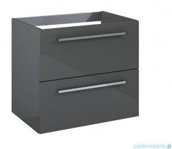 Roca Kwadro szafka 60x38x53 cm szary A857969153