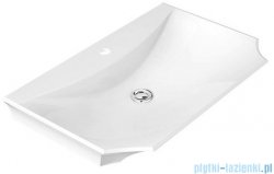 Marmorin La Donna Umywalka z otworem 70x46 cm biały połysk PU0480107000100003