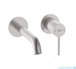Roca ONA bateria umywalkowa podtynkowa ścienna inox EVERLUX-PVD A5A359ESM0