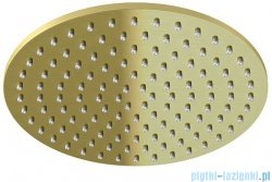 Kohlman Experience Brushed Gold deszczownica okrągła 30 cm złoto szczotkowane R30EGDB