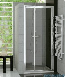 SanSwiss Top-Line TOPS3 Drzwi 3-częściowe 75cm profil srebrny TOPS307500107