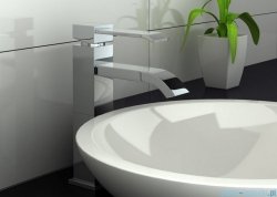 Kohlman Axis bateria umywalkowa-wersja wydłużona QB170N
