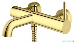Kohlman Axel Gold bateria wannowa bez zestawu prysznicowego złoty połysk QW110AGD