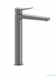 KFA MALAGA GUN METAL GREY bateria umywalkowa nablatowa grafit szczotkowany 4522-712-61