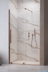 Radaway Furo Brushed Copper DWJ drzwi prysznicowe 140cm prawe szczotkowana miedź 10107722-93-01R/10110680-01-01
