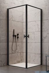 Radaway Nes 8 Black Kdd I Frame kabina 80x80cm czarny mat/szkło przejrzyste 10071080-54-56L/10071080-54-56R