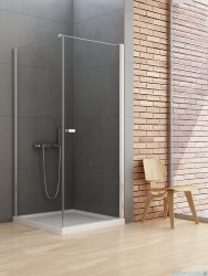New Trendy New Soleo 80x110x195 cm kabina wspornik prosty szkło przejrzyste D-0140A/D-0150B-WP