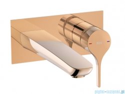 Roca INSIGNIA bateria umywalkowa podtynkowa ścienna Rose Gold EVERLUX-PVD A5A353ARG0