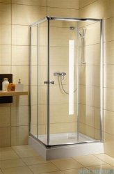 Radaway Classic C Kabina prysznicowa kwadratowa z drzwiami przesuwnymi 90x90 szkło grafitowe 30050-01-05