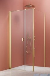 Radaway Nes 6 Kds I Brushed Light Gold kabina 100x80cm lewa szczotkowane jasne złoto 10023100-98-01L/10043080-98-01