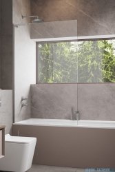 Radaway Modo SL Brushed Nickel Pnj parawan nawannowy 80cm lewy szczotkowany nikiel 10316080-91-01L