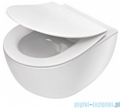Deante Peonia Zero miska wisząca bez kołnierza z deską slim biała CDED6ZPW
