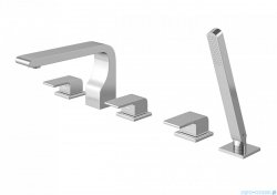 Kohlman Saxo 5-otworowa bateria wannowa QB242S