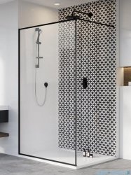 Radaway Modo X Black II Frame kabina Walk-in 140x200 szkło 10mm 389344-54-56