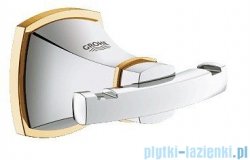 Grohe Grandera haczyk na płaszcz kąpielowy chrom/złoty 40631IG0