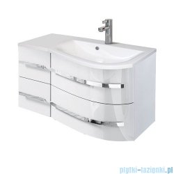 Oristo Opal szafka podumywalkowa wisząca prawa 90x50x44cm biały połysk OR30-SD4S-90-1-P