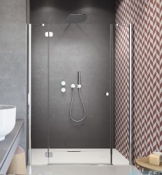 Radaway Torrenta Dwjs drzwi wnękowe 170 lewe szkło przejrzyste 320812-01-01L/320393-01-01