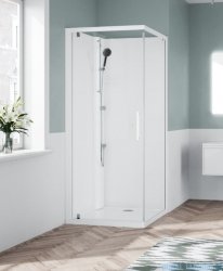 Novellini Glax 1 2.0 kabina standard 90x90 lewa biała G21GF99SM-1UU