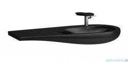 Laufen ILBAGNOALESSI umywalka ścienna 120x50cm czarny mat H8149747161041