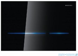 Geberit Sigma80 Elektroniczny zestaw uruchamiający 8 cm WC szkło czarne 116.092.SG.1