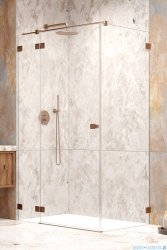 Radaway Essenza Pro Brushed Copper Kdj kabina 120x80cm lewa szczotkowana miedź 10097120-93-01L/10098080-01-01